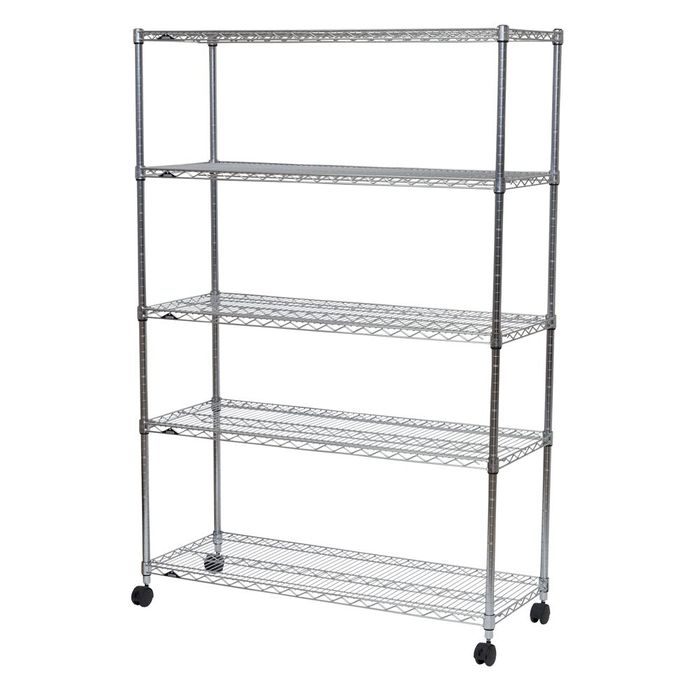 数量限定】スチールラック 幅120cm 5段 ルミナスホームラック NLH1218