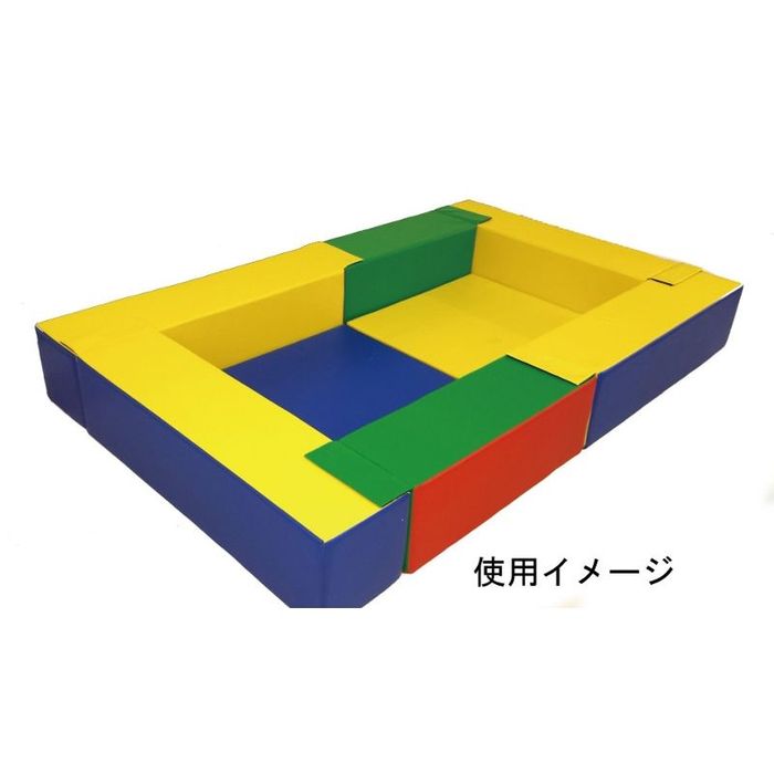 キッズルームマット 約90×90×5cm 約90×90×5cm レッド ビバホーム 