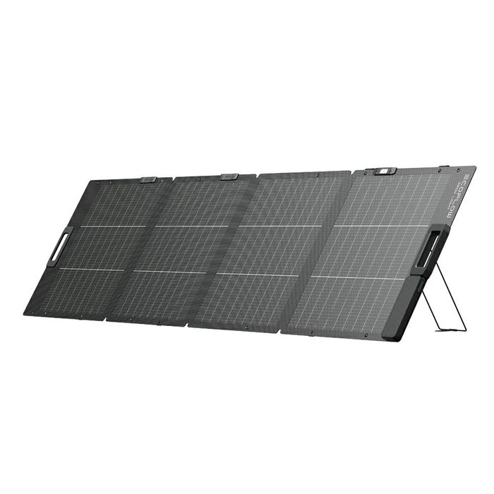 �G�R�t���[ EcoFlow 220W �y�ʗ��ʃ\�[���[�p�l�� EFSLL220W-P-D-XT-4 ��598mm×���s227mm×����26mm �u���b�N �r�o�z�[��