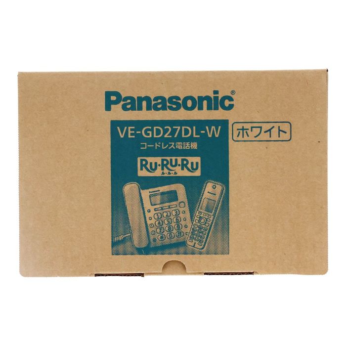 Panasonic（パナソニック） 子機付きコードレス電話 VE‐GD27DL‐W VE