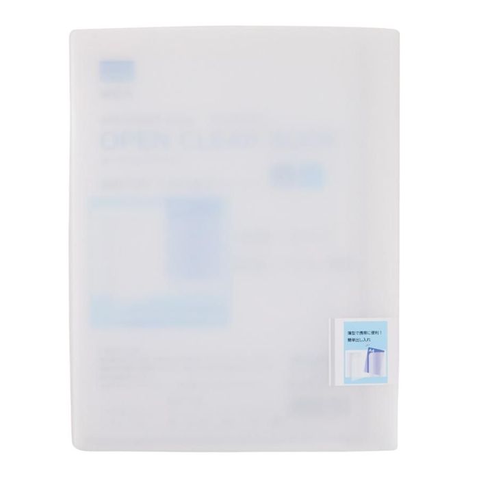 ウィザ WIZ'Aオープンクリアブックカジュアル A4 4ポケット A4