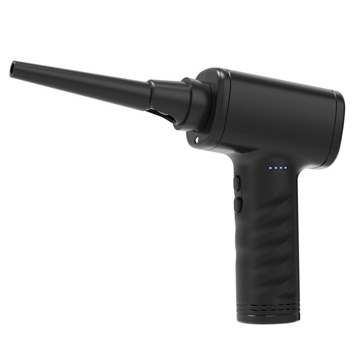 BS500電動エアダスター ブラック ナカバヤシ 電動エアダスター充電式 ブラック 幅154×奥行68×高さ295mm