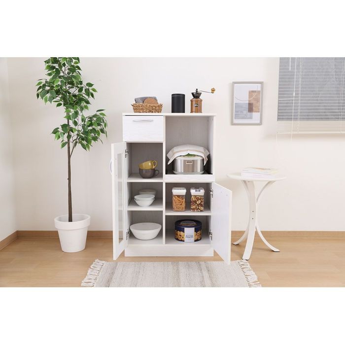 不二貿易 キッチンボード オークWH【メーカー直送・代引不可】 幅  