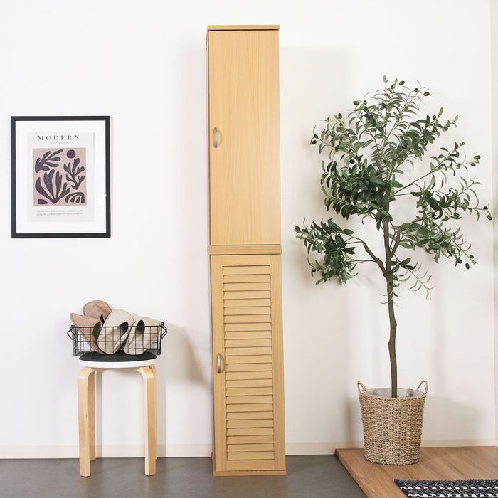 不二貿易（Fuji Boeki） スリムシューズボックス ルーバー扉 NA