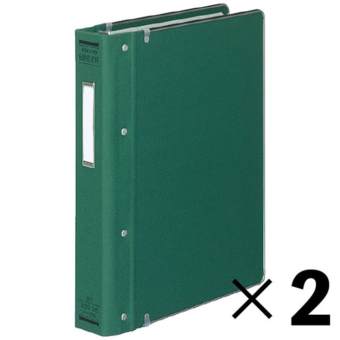 KOKUYO - 【2冊仕掛ける】コクヨ 整理保存用具MP 布貼り B5S 26穴 緑 ハ-120G【製造会社直送・代引不可】 B5S 緑であること ビバホーム キッチン、日用品、文具-伝票-文具、ステーショナリー