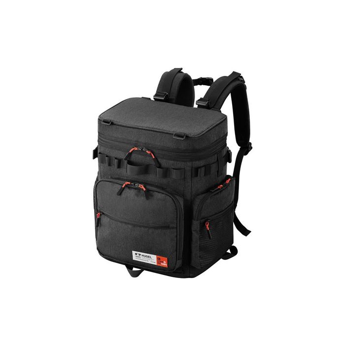 アイリスオーヤマ HUGEL エアロゲルリュック型クーラーバッグ 15L 15L チャコールグレー ビバホーム