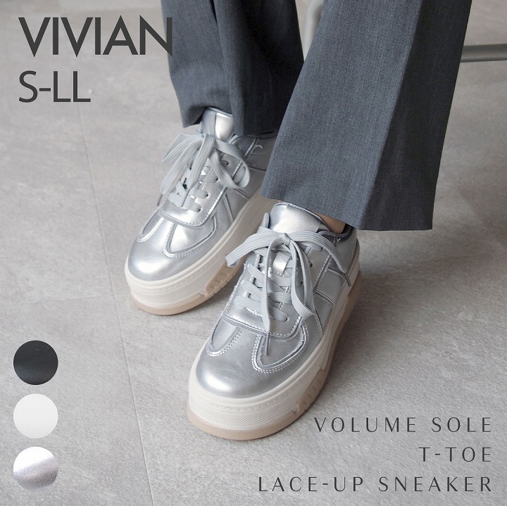 靴 VIVIANA24 VIVIAN（ヴィヴィアン） 爆買 軽量 厚底スニーカー スニーカー