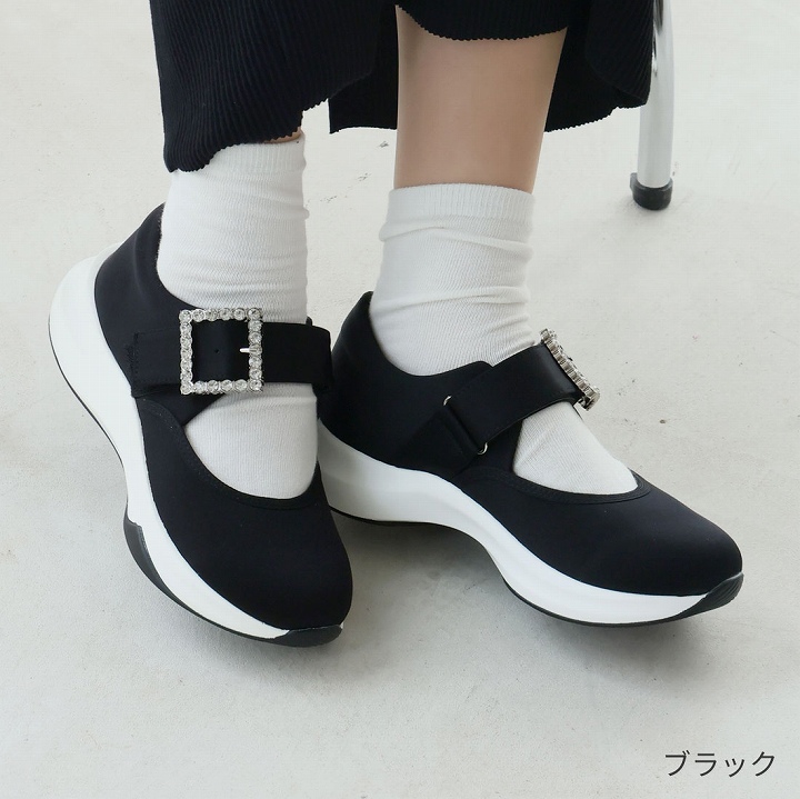 VIVIAN 厚底 スニーカー ビジュー レディース 秋新作 おしゃれ