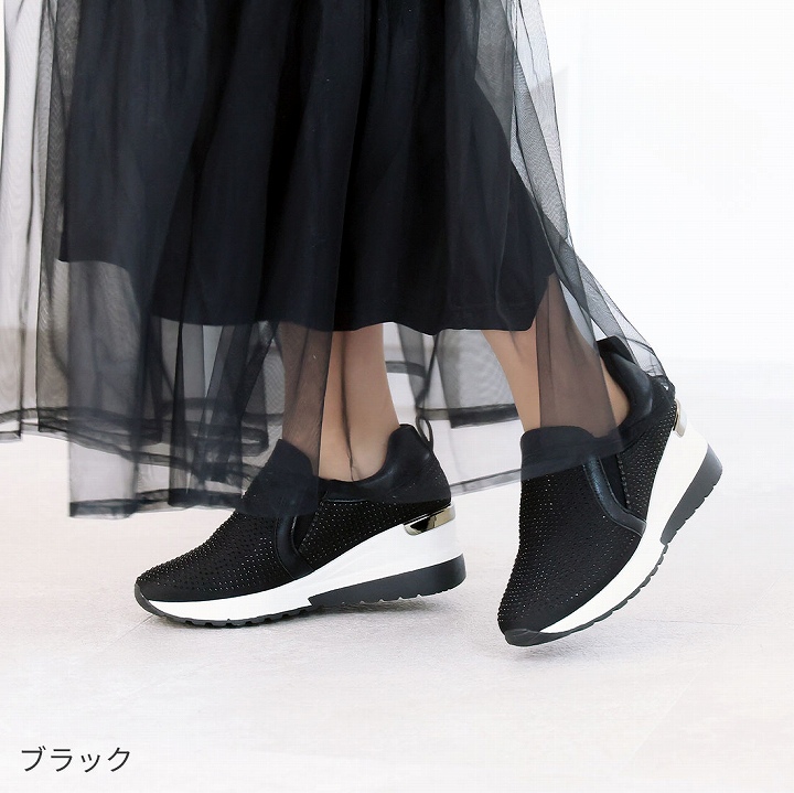 VIVIAN スニーカー レディース 厚底スニーカー スリッポン