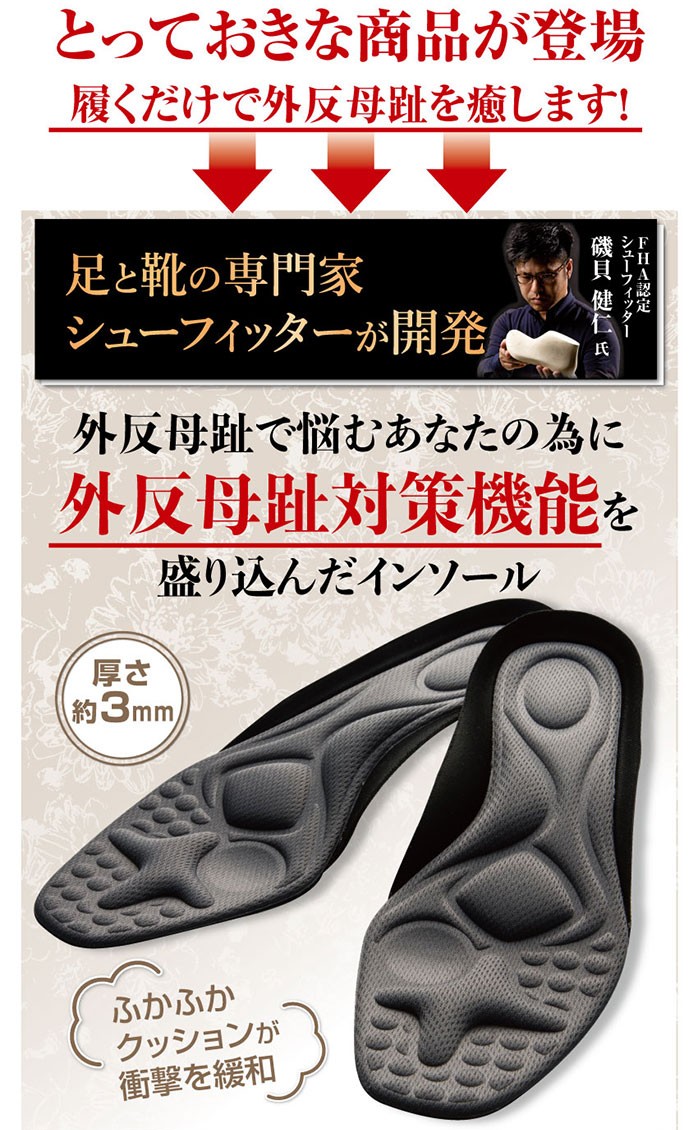 人気No.1 インソール 外反母趾 衝撃吸収 メンズ レディース かかと スニーカー 立ち仕事 アーチサポート 土踏まず 中敷き 扁平足 矯正 グッズ  tezelizolasyon.com