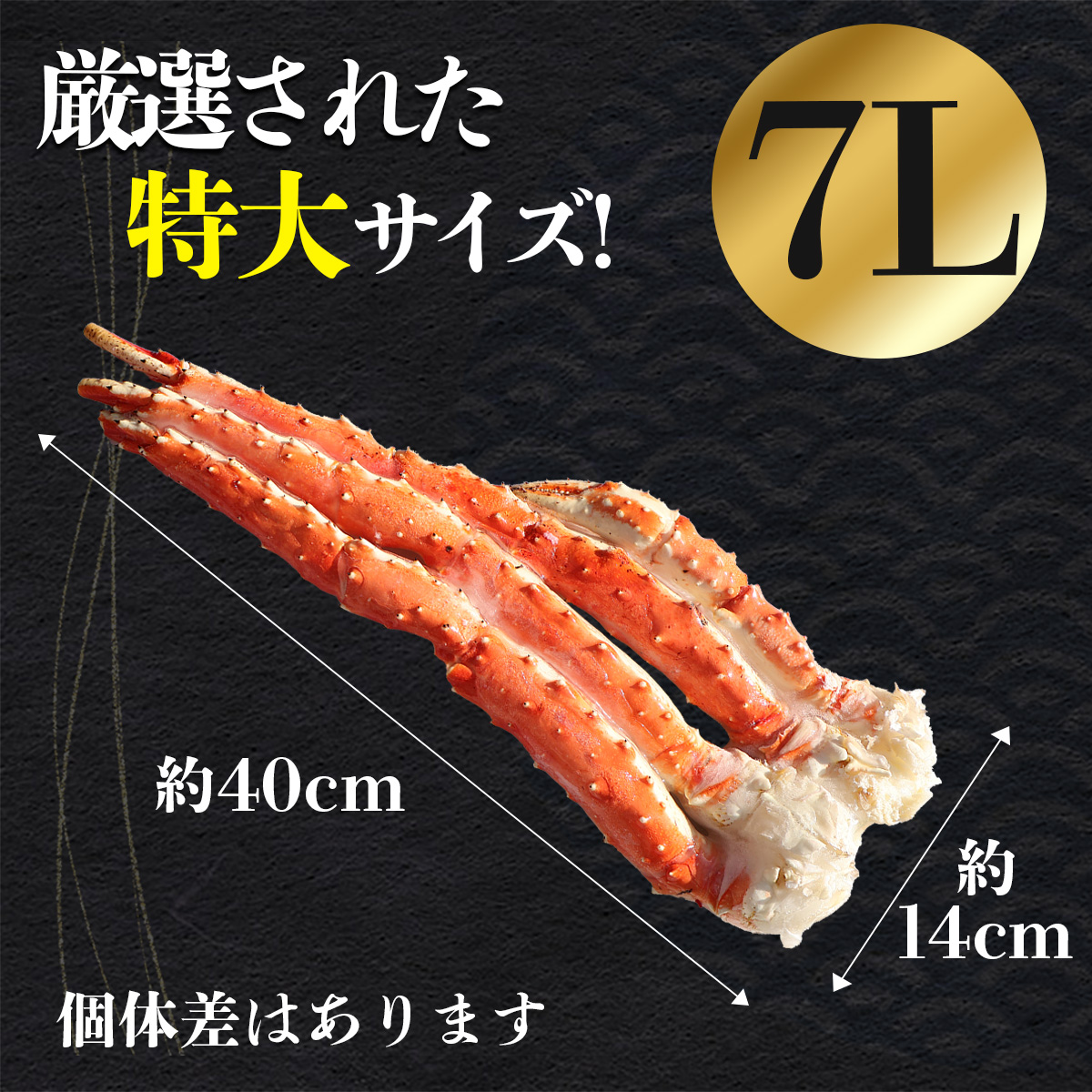 タラバガニ 特大 7L 1肩