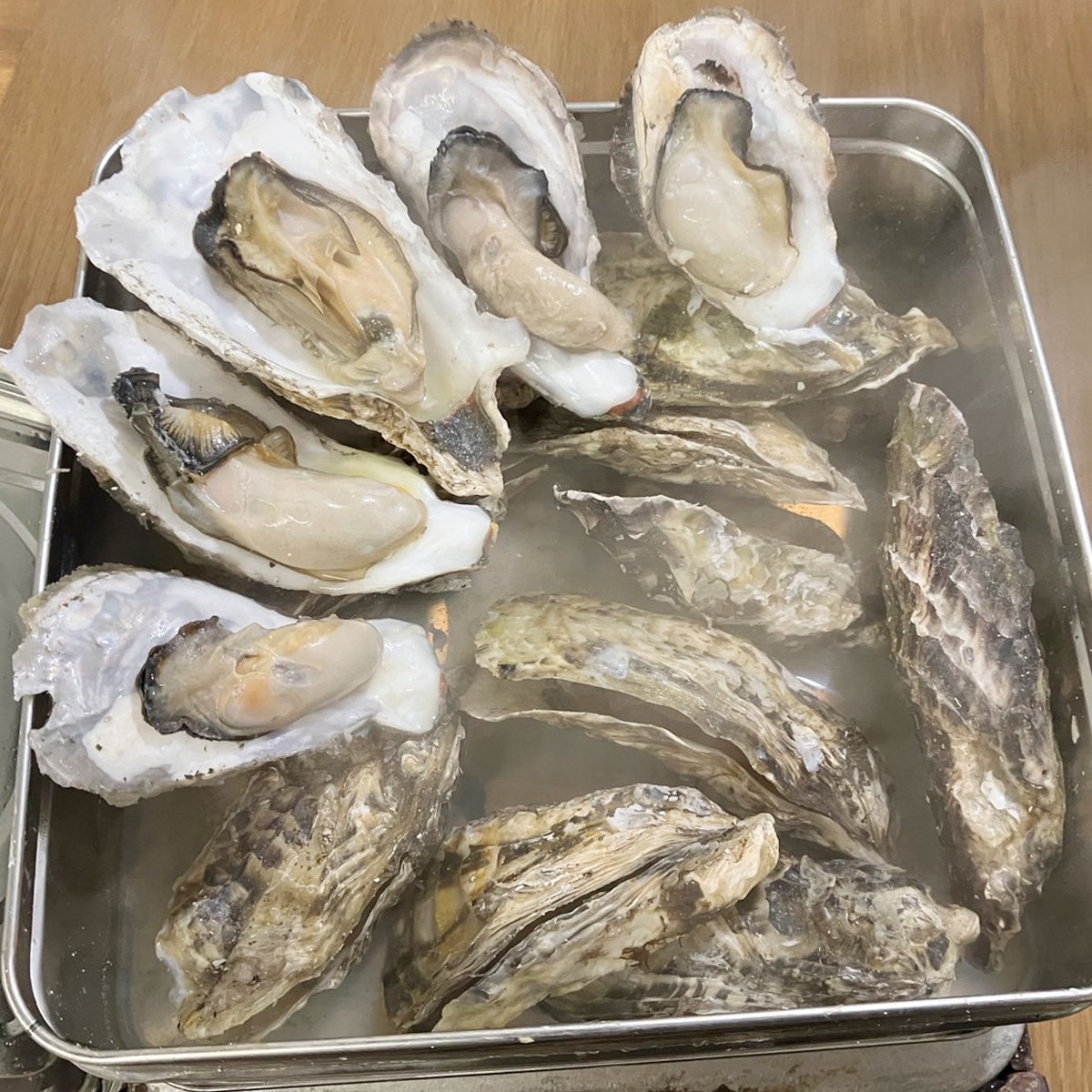 牡蠣 カンカン焼き バーベキュー 海鮮