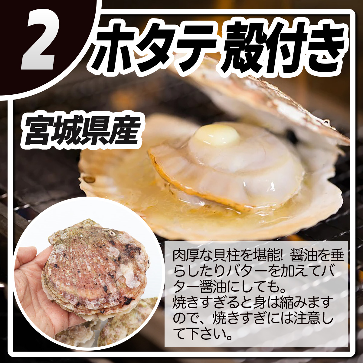 ホタテ 殻付き 海鮮
