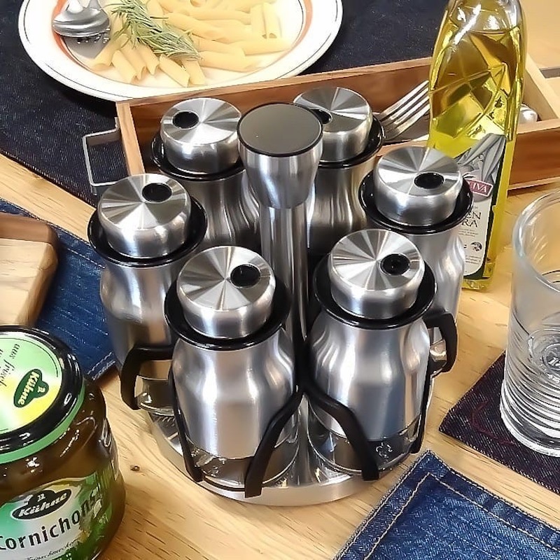 DULTON（ダルトン） カーブド スパイス ジャー セット オブ 6 CURVED