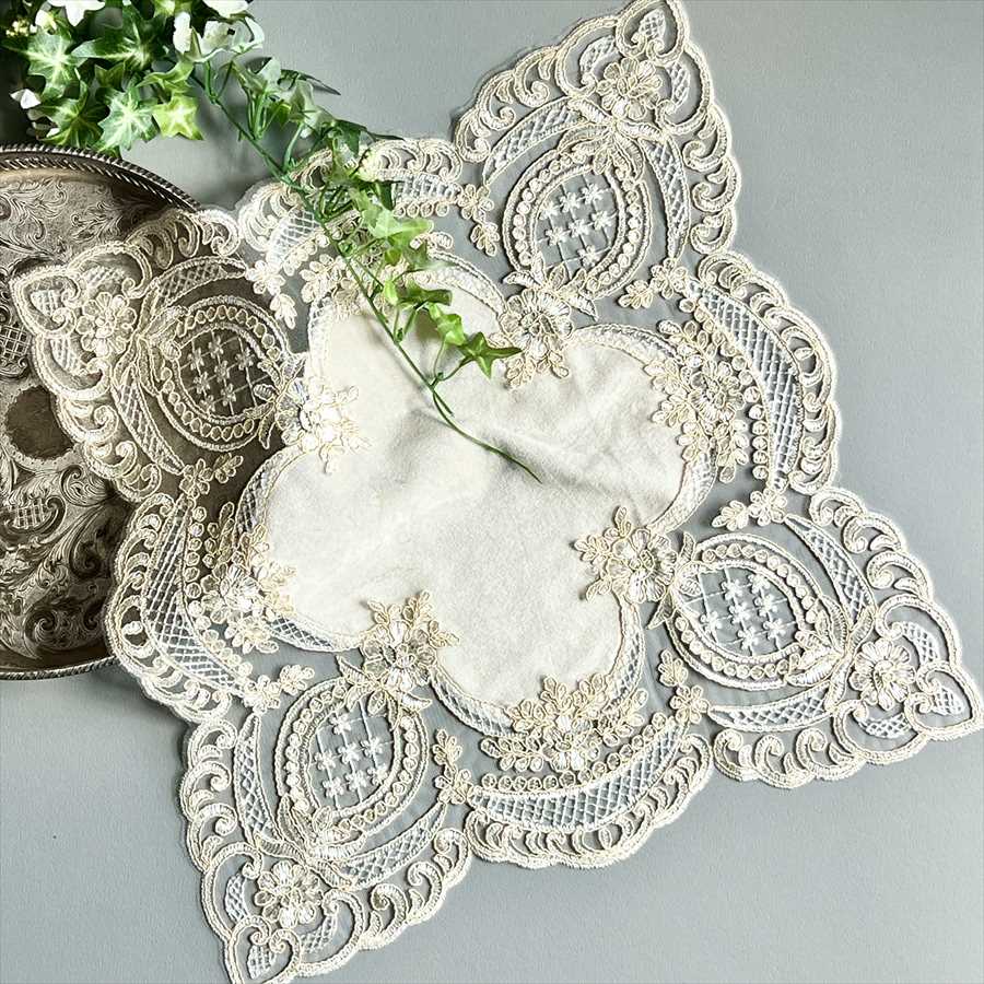 Spitzen Classic 4サイズ展開 テーブルセンター 40×100cm オーバル