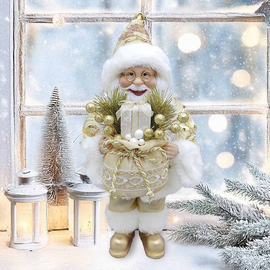 サンタクロース　人形　置き物　ブリキ　クリスマス　ディスプレイ　ヴィンテージ風 サンタクロース 人形 置き物 ブリキ クリスマス ディスプレイ