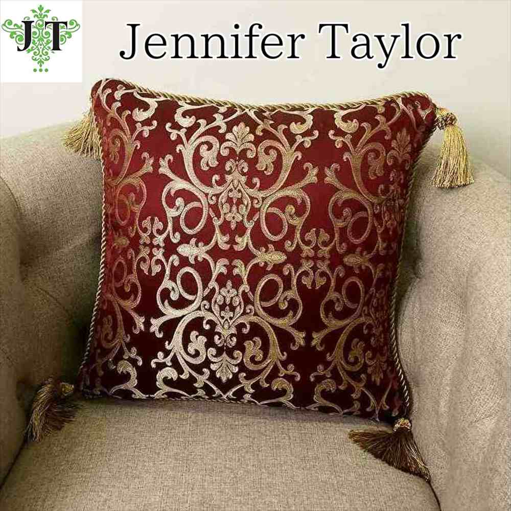 ジェニファーテイラー クッション 45×45cm Poinsettia RE Jennifer