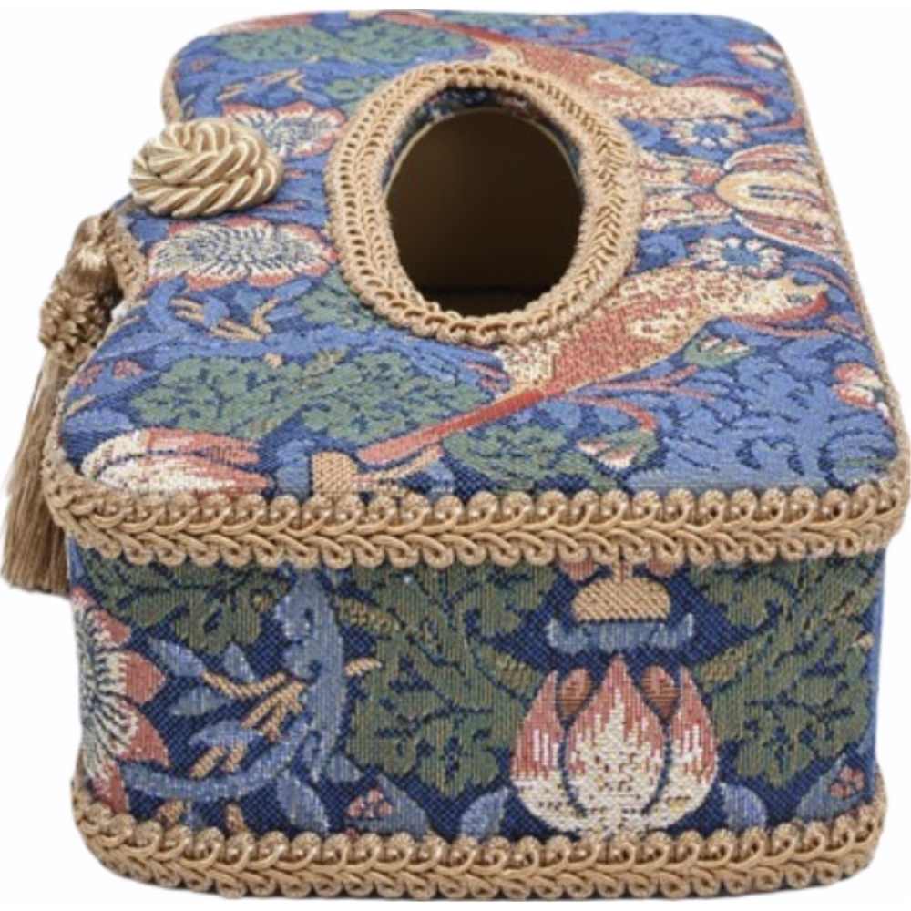 ジェニファーテイラー ティッシュボックスケース カバー いちご泥棒