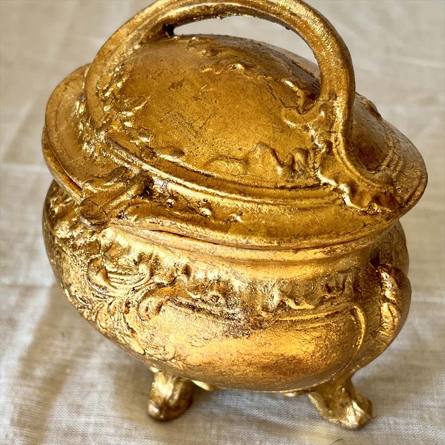 半額セール！3850円→1925円】 小物入れ ゴールド ロココ アンティーク