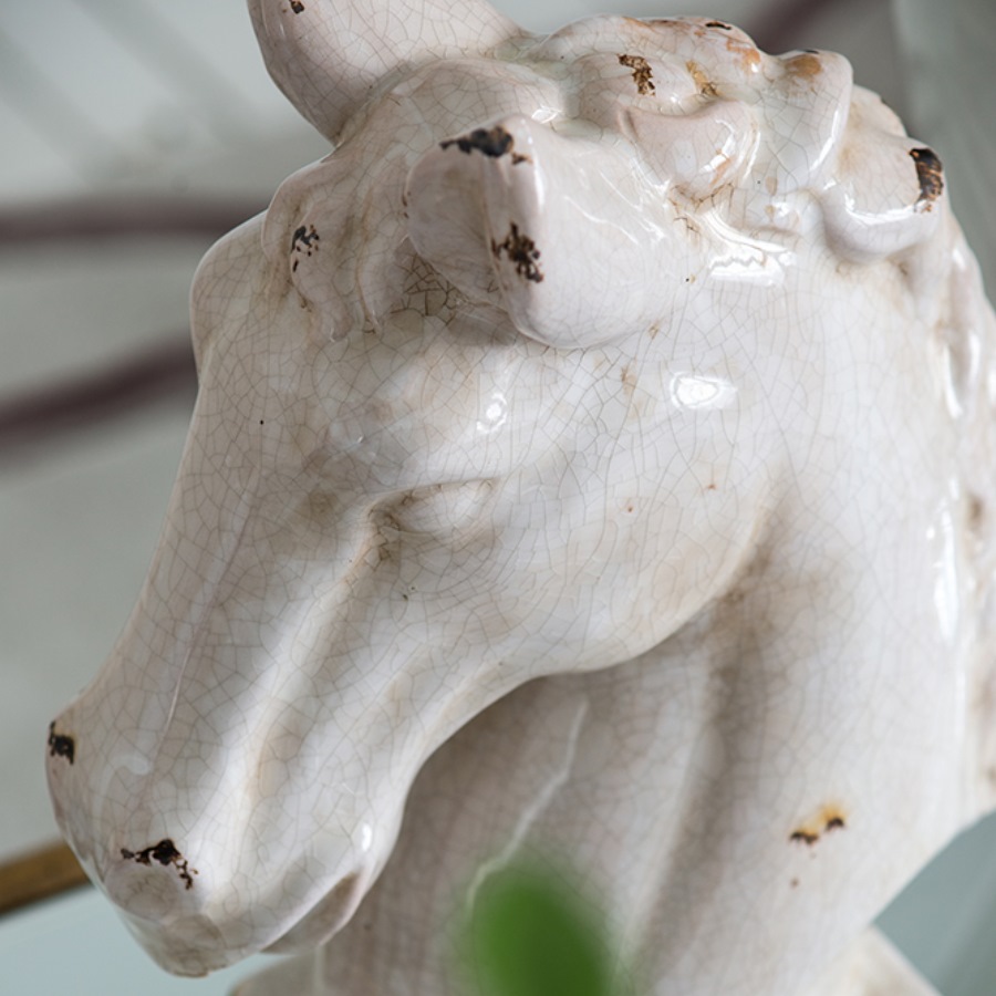 馬 午 干支 置物 ホース オブジェ 高さ40.5cm 動物 風水 開運 縁起