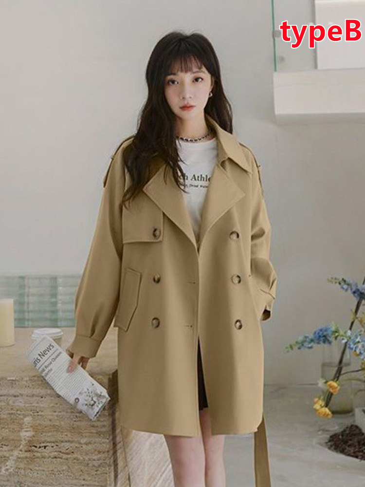 たんちゃん です★美品★スッキリ軽量トレンチコート レディース STYLE DELI ステンカラーコート 「Made in JAPAN」スッキリ軽量