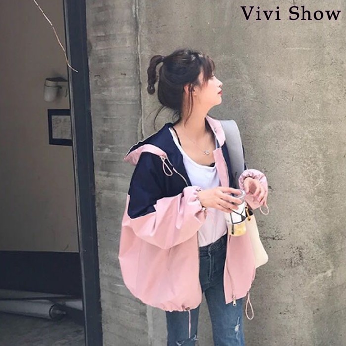 ピンク フード付きアウター ベルベット フード付きジャケット - ピンク | ZARA Japan / 日本