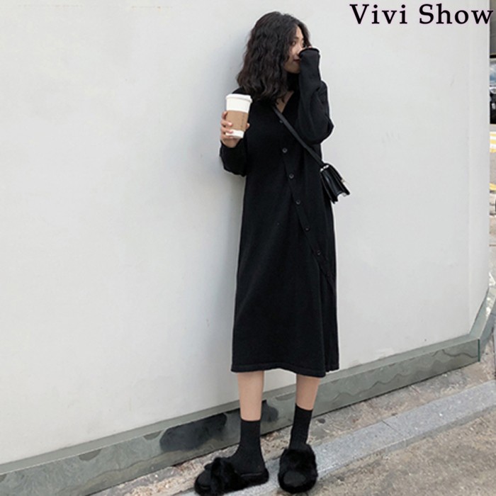 紺のカットソーワンピース 半袖 アシンメトリーロングワンピース kOhAKU ロング ワンピース レディース 春夏 半袖 ドレープ 綿100