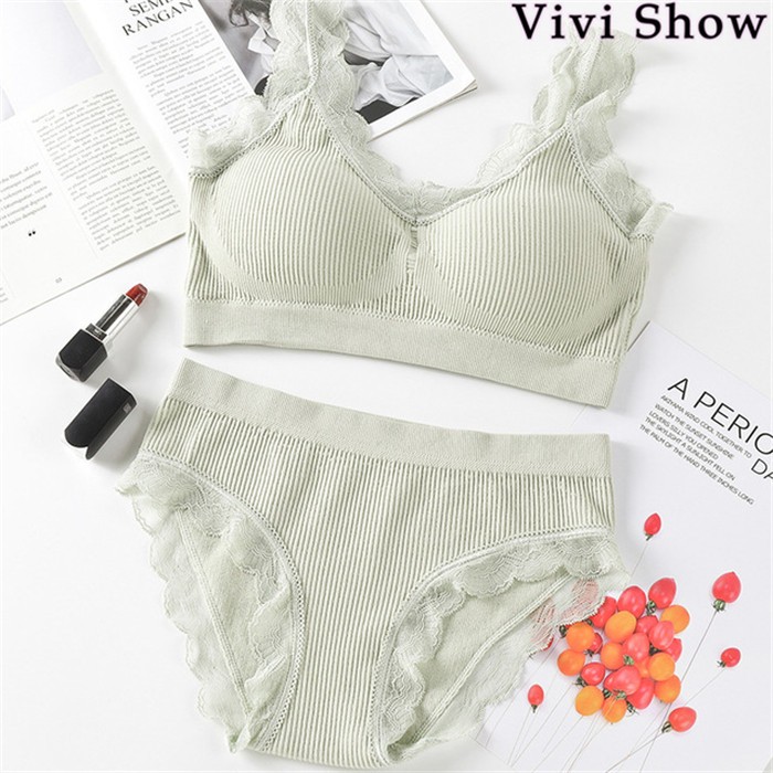 人気 ブラショーツセット 2点セット ブラジャー ノーワイヤ 無地 補正