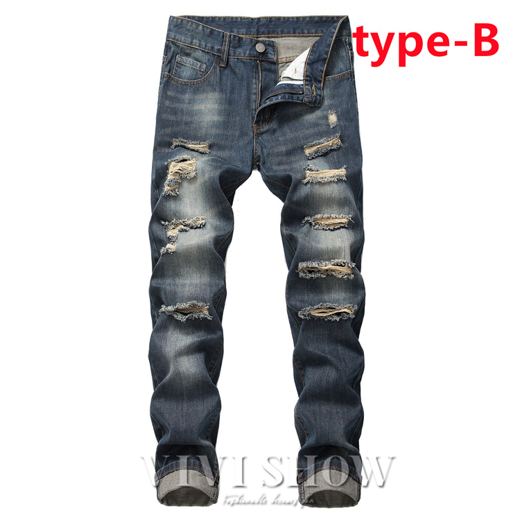 F05 ダメージクラッシュデニムジーンズ – Full House Denim