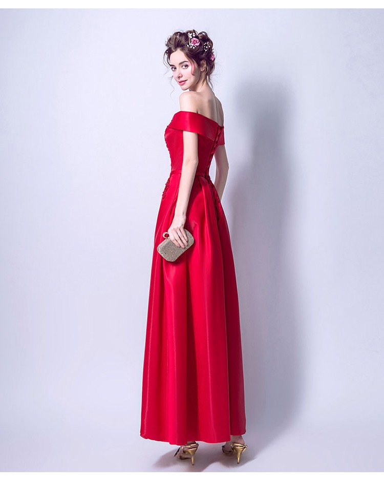 カラードレス パーティードレス 赤 イブニングドレス 安い 花嫁 ロング
