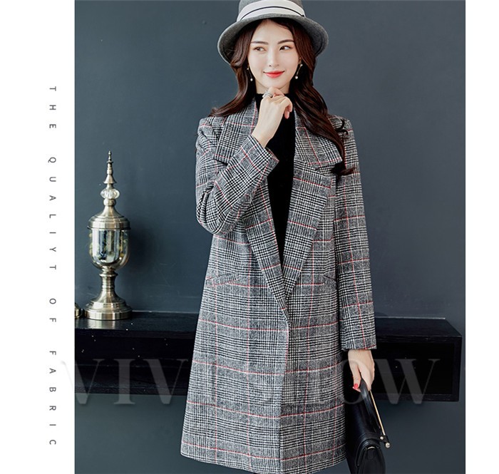 トリココムデギャルソン　千鳥格子　チェスターコート　グレンチェック　モノトーンM 短納期 チェスターコート ロングコート コート チェックコート グレン