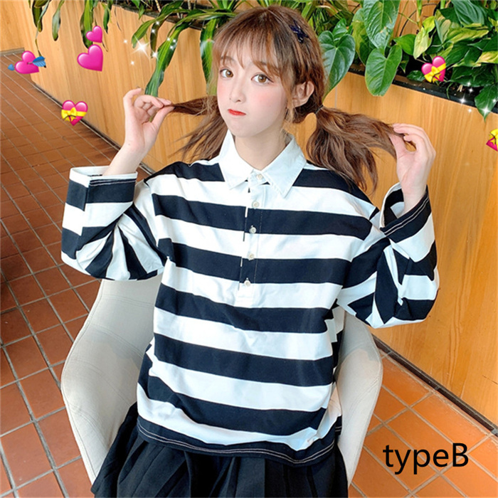 トレーナー ボーダー スウェット トップス ゆったり レディース