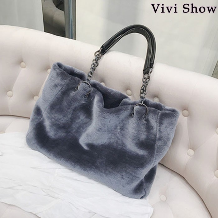 ファートートバッグ レディース ファーバッグ トートバッグ ショルダー