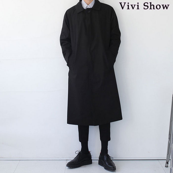 スプリングコート メンズ トレンチコート ビジネスコート 通勤コート