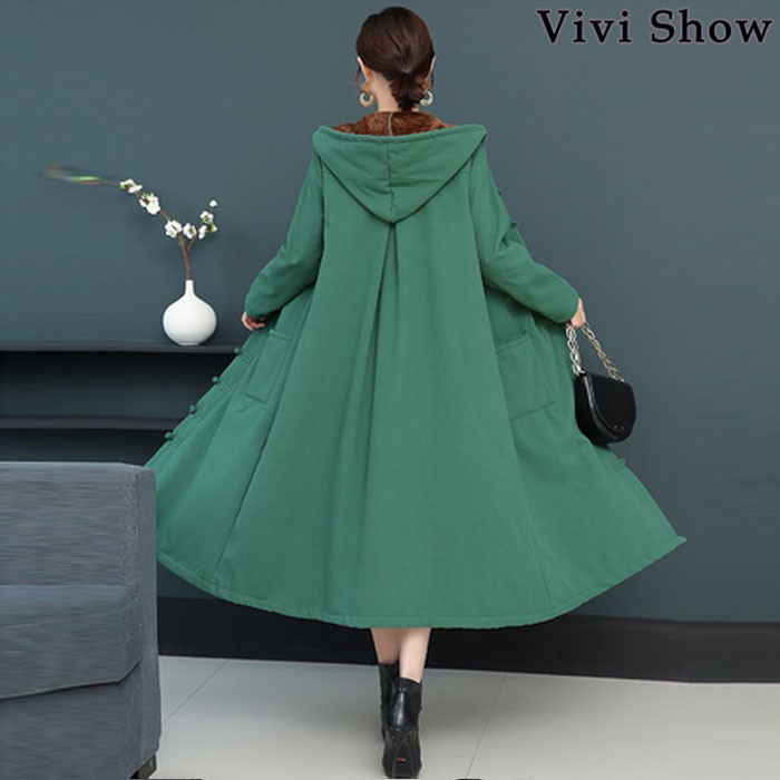 ロングコート レディース アウター コクーンシルエット 裏起毛 フード