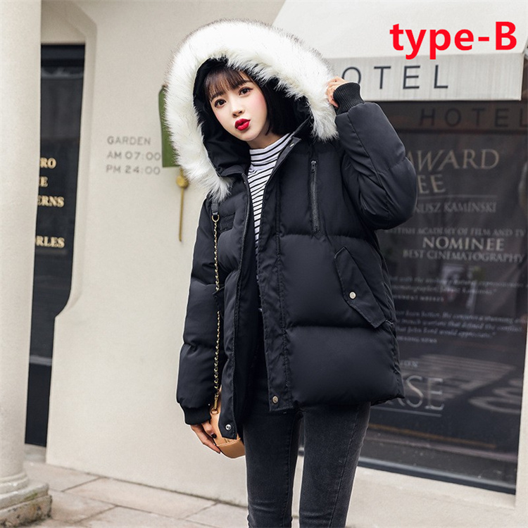 ダウンジャケット レディース 中綿ジャケット 長袖 フード付き ファー