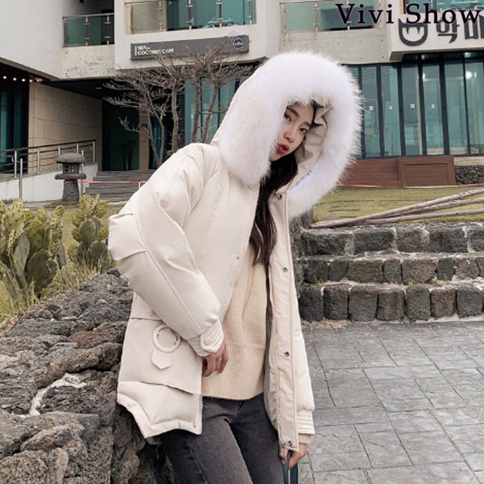 ダウンジャケット レディース 中綿ジャケット 長袖 フード付き ファー