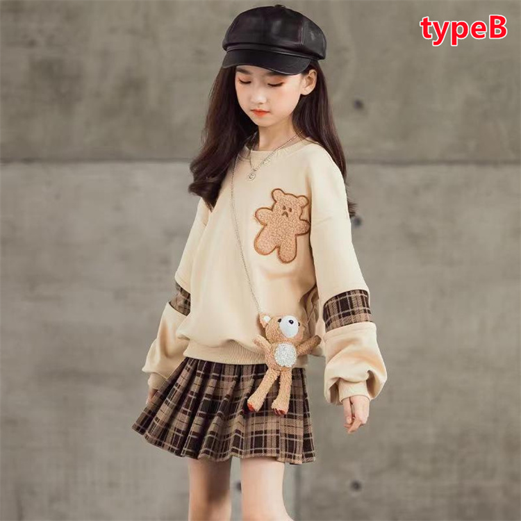 キッズ 子供服 セットアップ 女の子 2点セット 長袖トップス