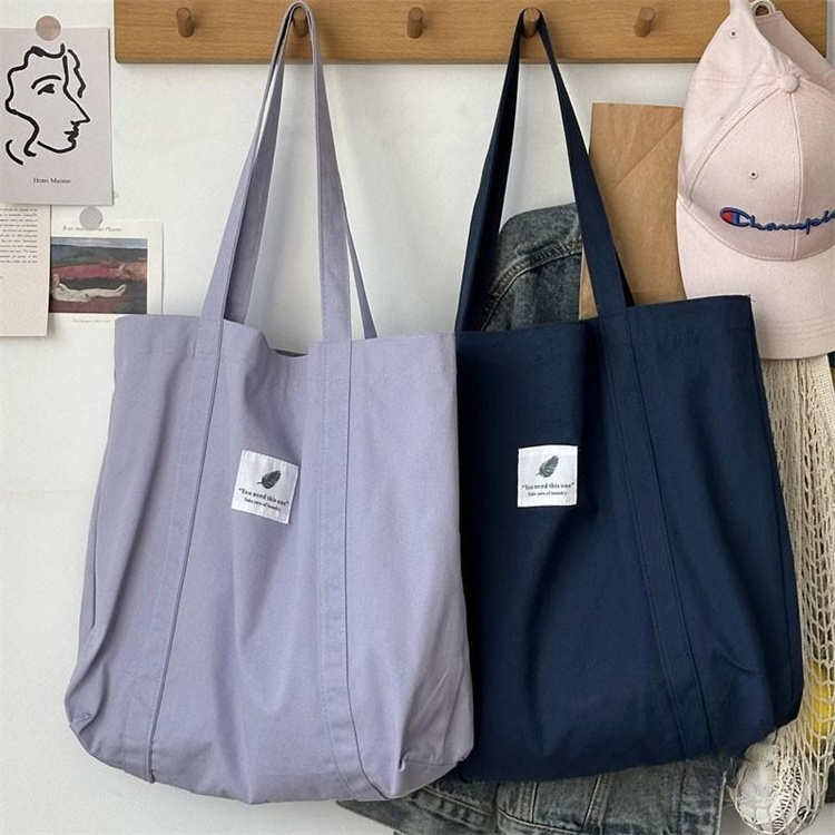 トートバッグ キャンバス トート カラフル 無地 エコバッグ