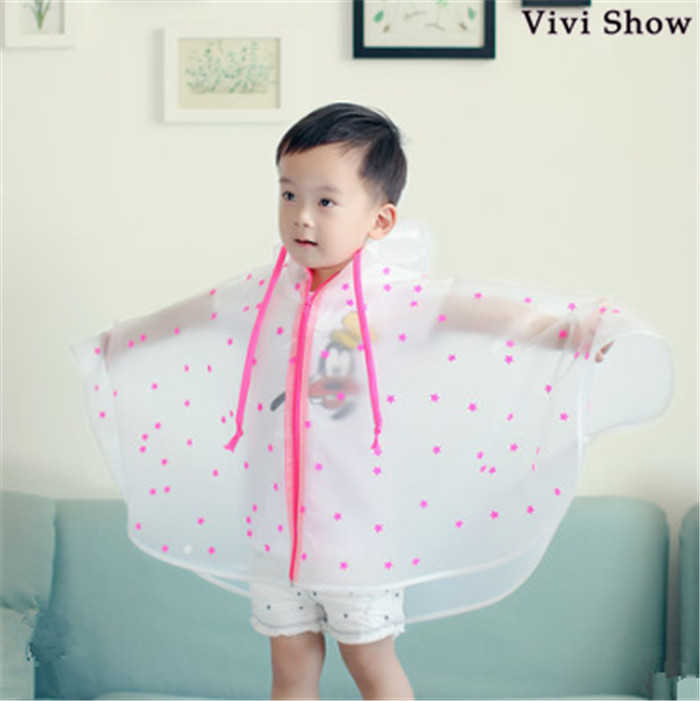 レインコート キッズ シースルー 子供用 ドット 雨具 撥水 レイン