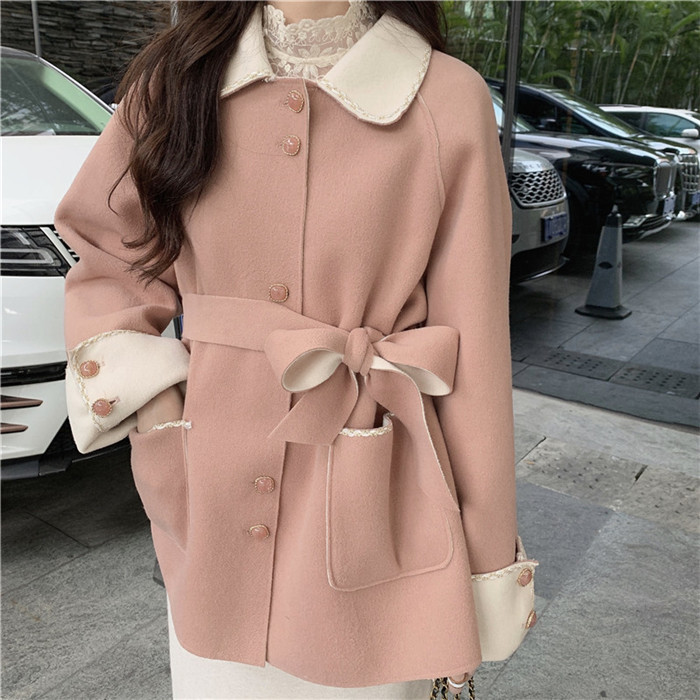 コート レディース ショート丈 アウター オーバーコート あったかい