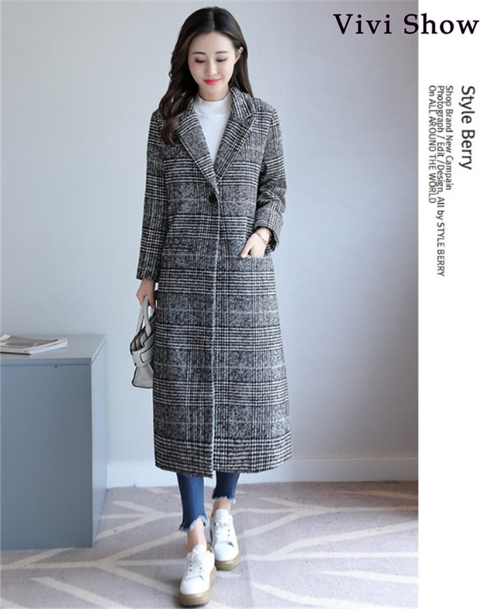 レディース グレンチェック チェスターコート ロング チェック柄ロング