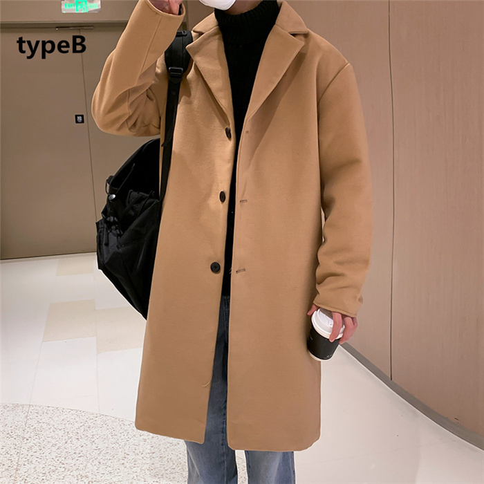 メンズコート ジャケット アウター 秋冬 無地 カジュアル テーラード