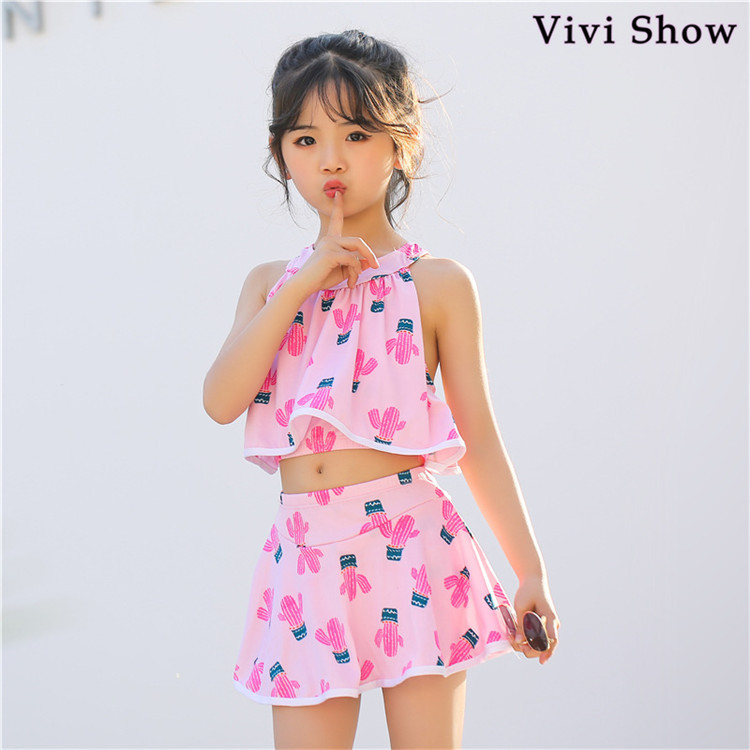 新作 水着 女の子 キッズ 2点セット 韓国ファション ドレス かわいい