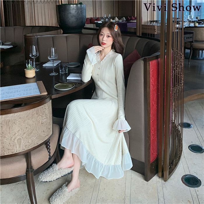 レディース ロング丈 ドレス レースワンピース マキシワンピース