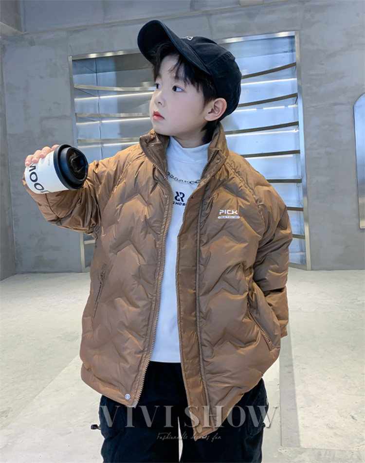 子供服 男の子 ダウンジャケット キッズ ダウンコート 子ども アウター ショート丈 オーバーコート防寒防風 スタンドカラー 男女兼用 可愛い |  | 01