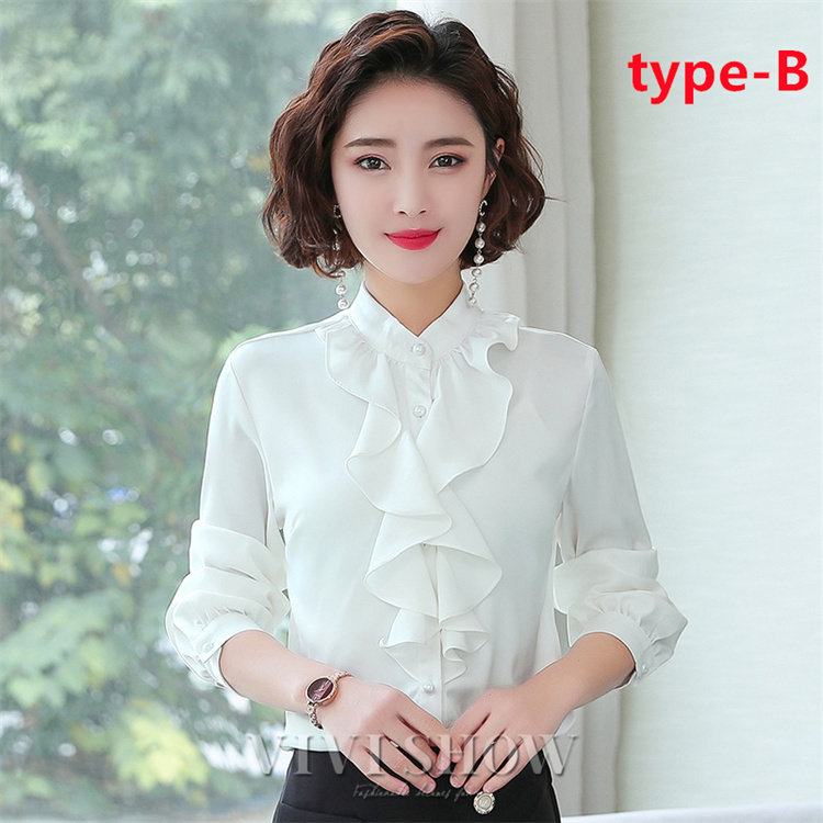 シャツ/ブラウス(長袖/七分) KITTY RIBBON BLOUSE HELLO KITTY】ハローキティ リボン刺繍ブラウス