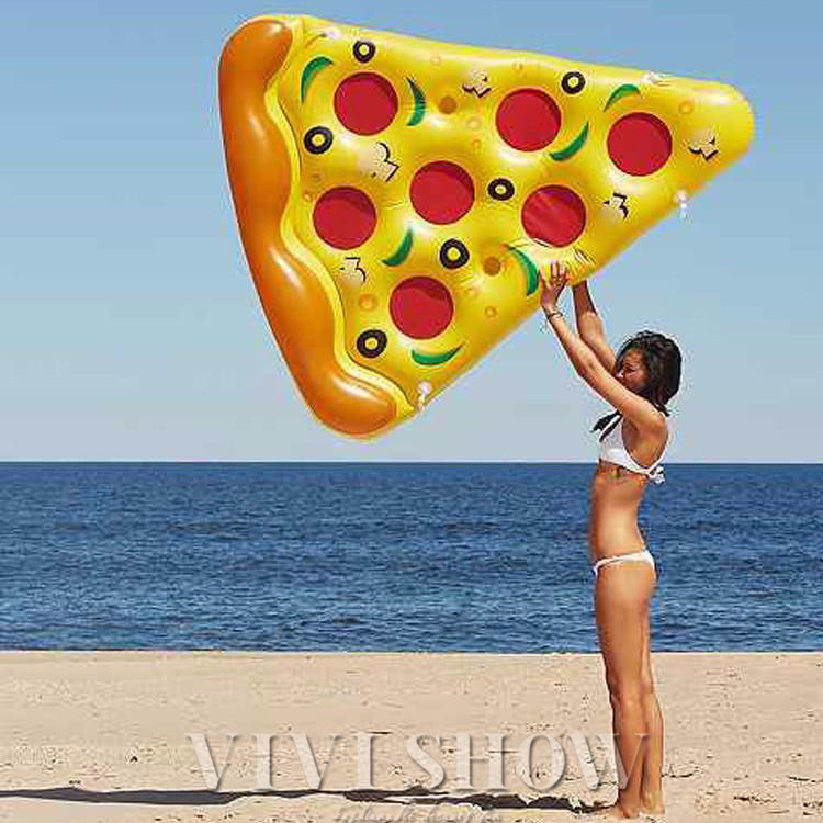 ピザ 浮き輪 うきわ フロート 夏 海 プール 大きい 三角 インパクト 