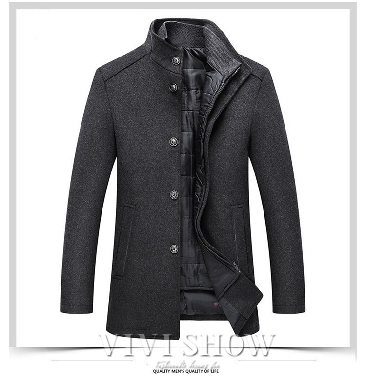 チェスターコート ロングコート メンズ ビジネス ウール コート