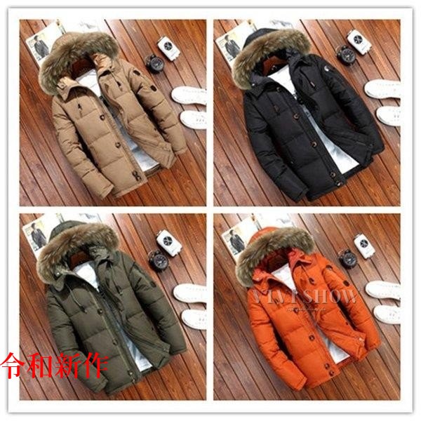 ダウンジャケット メンズ アウター フード付き マウンテンパーカー